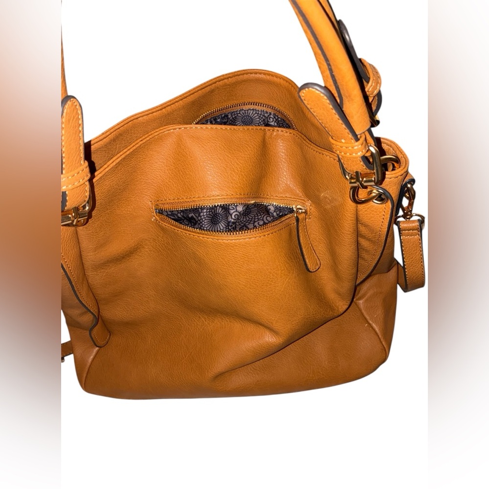 Urban Expressions Handbag Tote Style (Pecan Color) - Picture 3 of 14